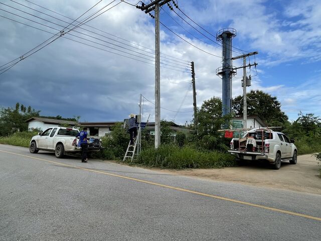 No.152 # งานติดตั้ง CCTV บ้านใหม่แสงแก้ว 2 (อบต.เจีดย์หลวง) รูปที่ 7