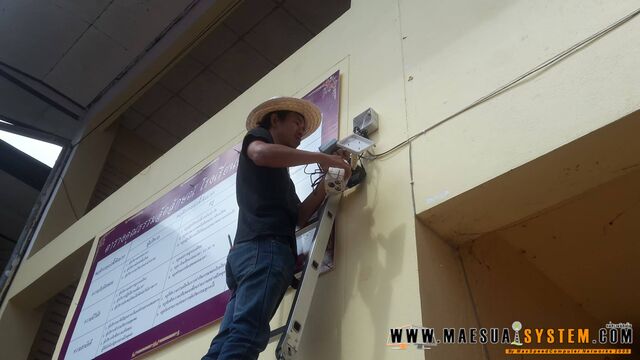 No.85 ซ่อม-ติดตั้ง CCTV 16CH @รร.ห้วยน้ำขุ่น รูปที่ 4