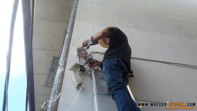 No.85 ซ่อม-ติดตั้ง CCTV 16CH @รร.ห้วยน้ำขุ่น รูปที่ 5