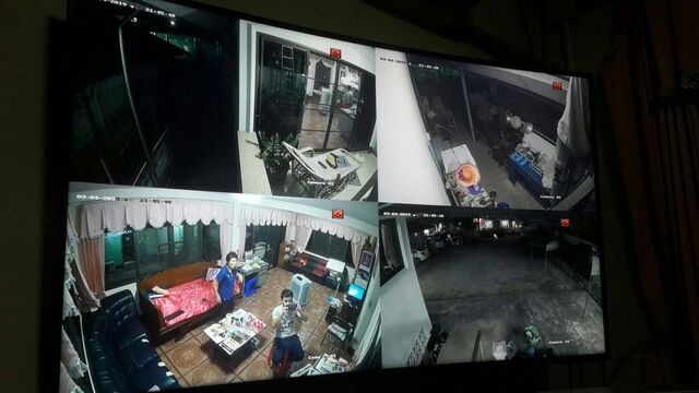 งานติดตั้งกล้องวงจรปิด Hilook 4CH
