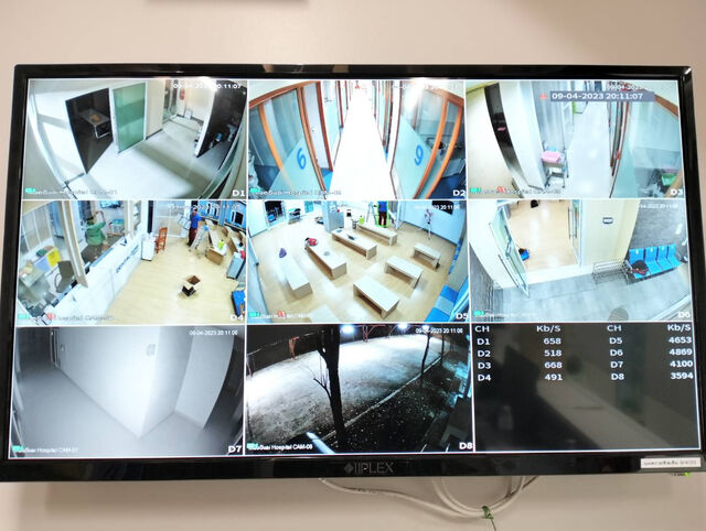 งานติดตั้งกล้องวงจรปิด 4MP รพ.แม่สรวย (ตึกฟัน)